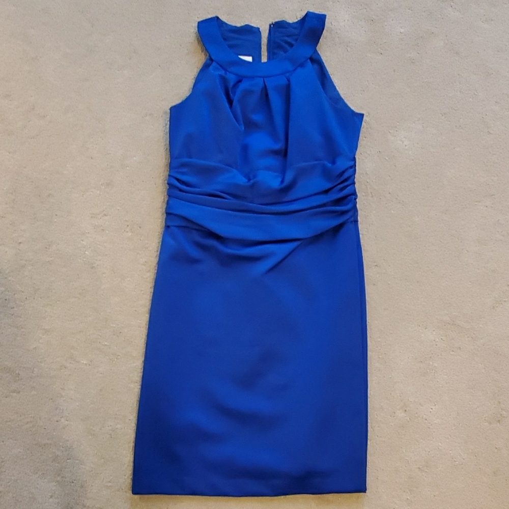 Blue cocktail dress